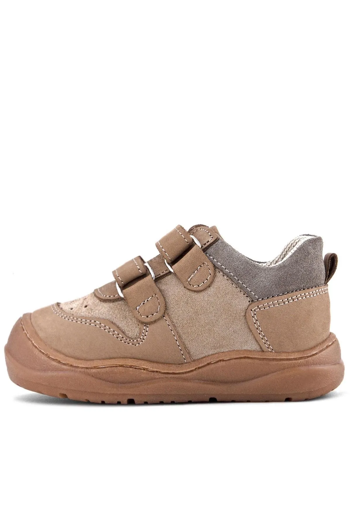 Schaggy Hakiki Deri Vizon Cırtlı Bebek Spor Ayakkabı