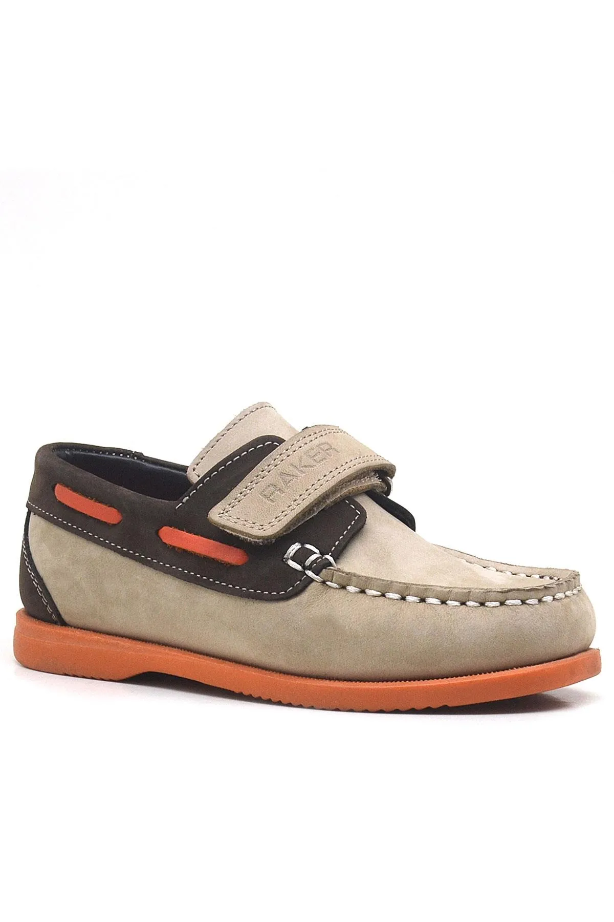 Simurg Hakiki Deri Kum Kahve Günlük Erkek Çocuk Ayakkabı