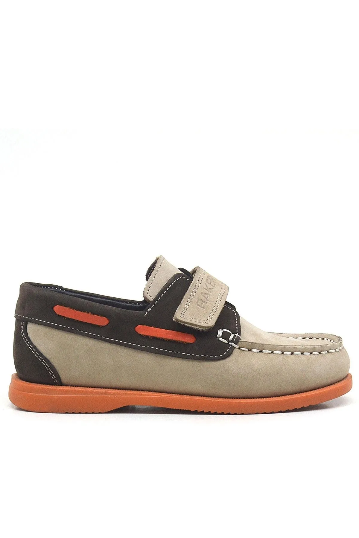 Simurg Hakiki Deri Kum Kahve Günlük Erkek Çocuk Ayakkabı