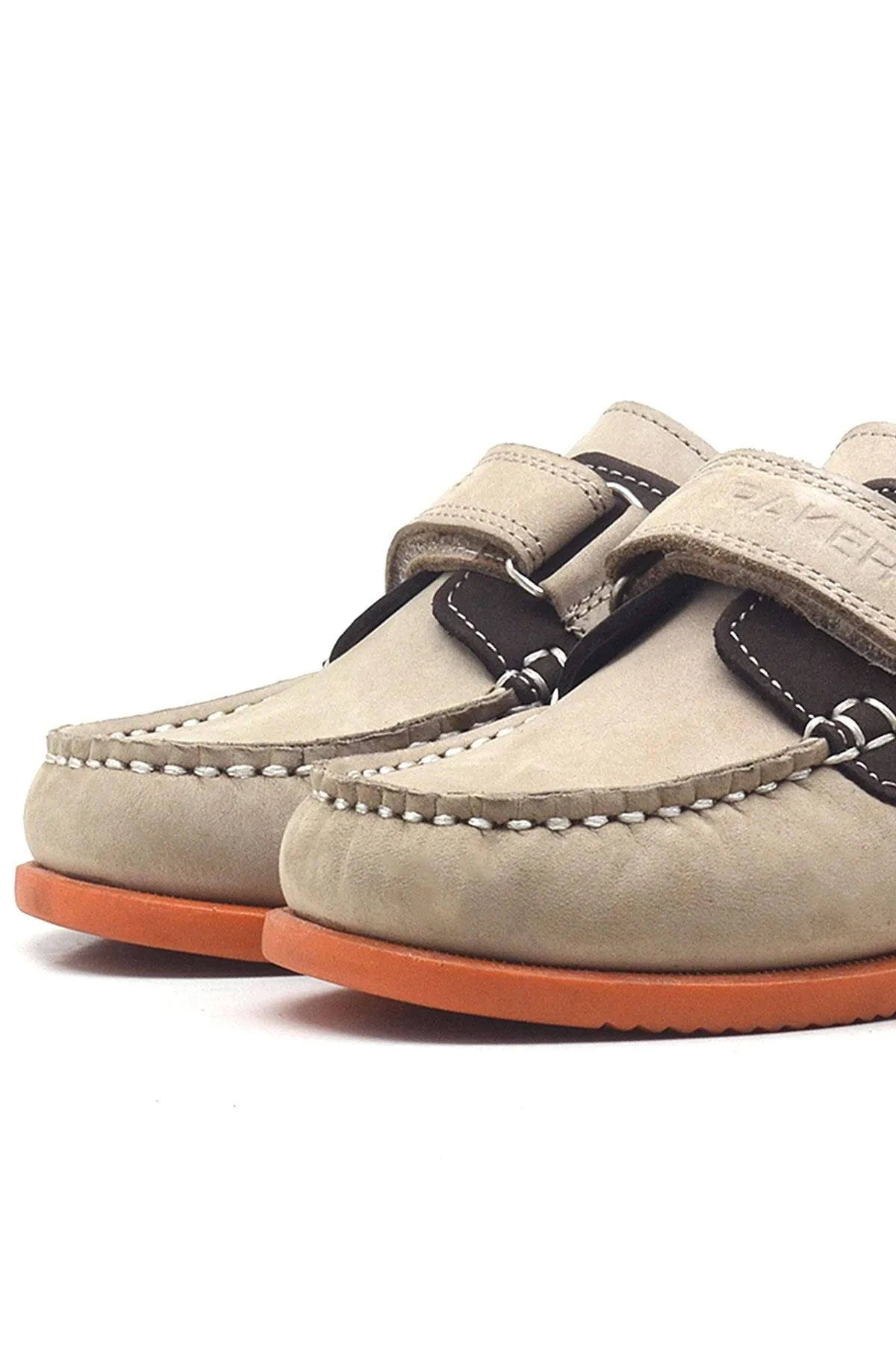 Simurg Hakiki Deri Kum Kahve Günlük Erkek Çocuk Ayakkabı