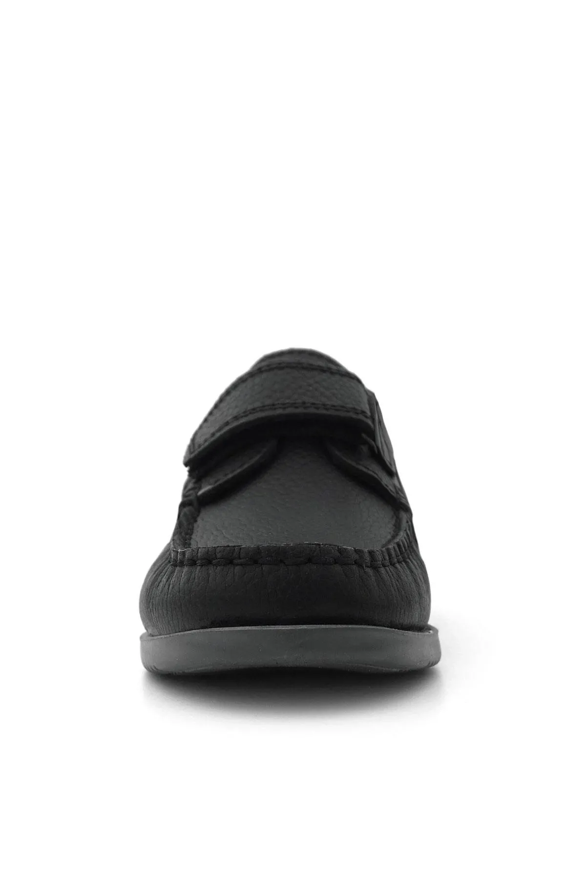 Simurg Hakiki Deri Siyah Erkek Çocuk Ayakkabı