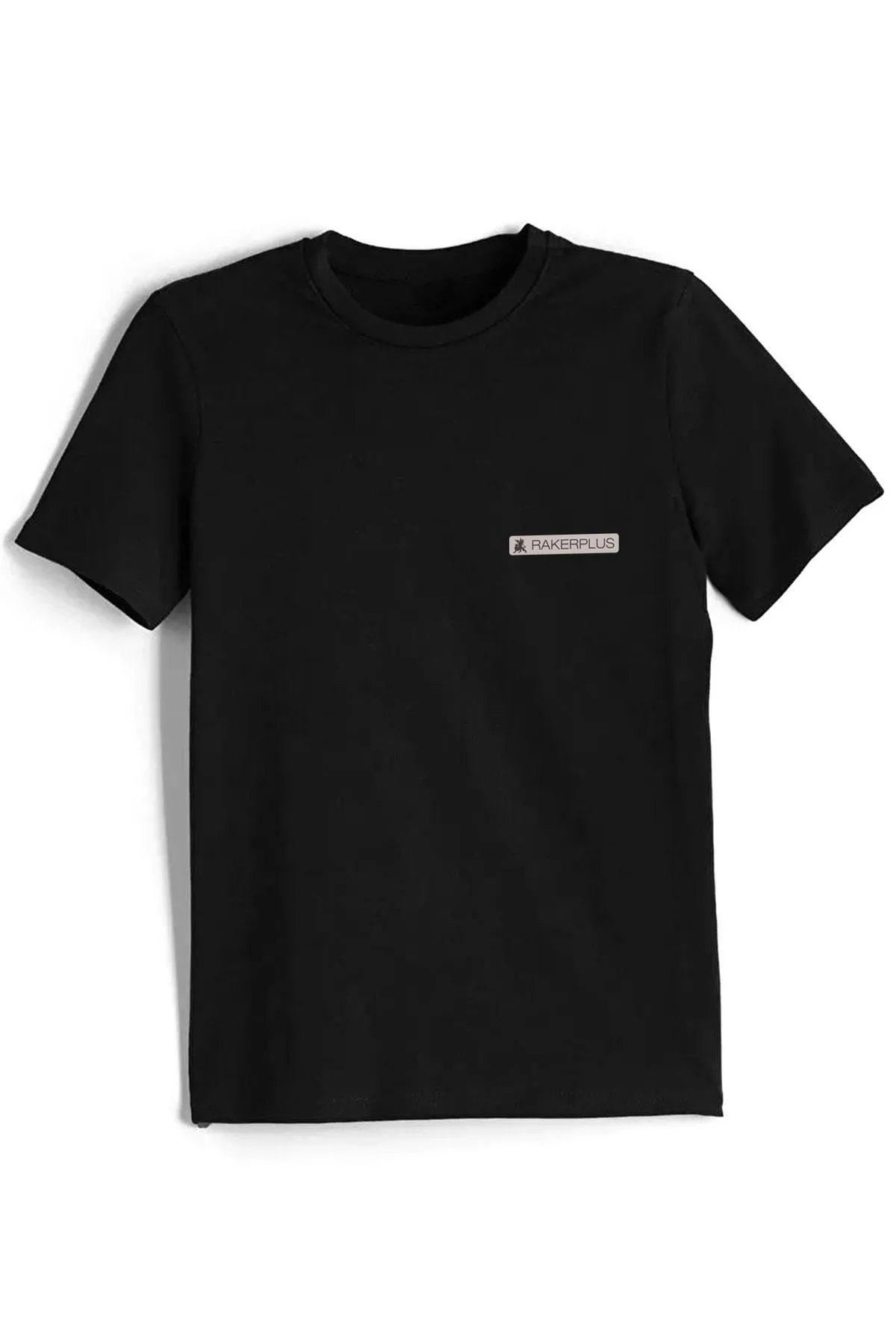 Siyah %100 Pamuk Unisex Kısa Kollu Çocuk Tişört