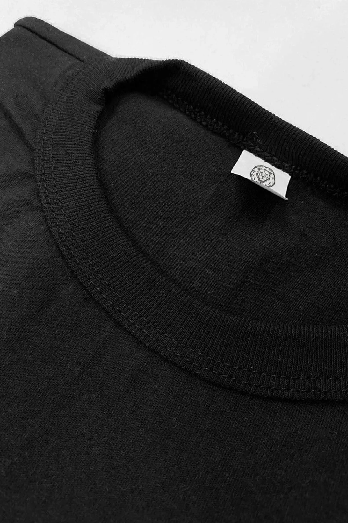 Siyah %100 Pamuk Unisex Kısa Kollu Çocuk Tişört