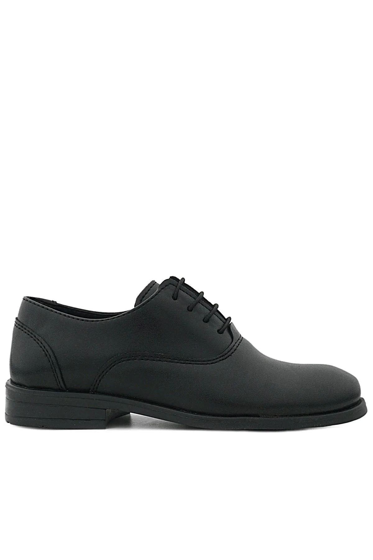 Smokin Siyah Mat Bağcıklı Çocuk Klasik Ayakkabısı
