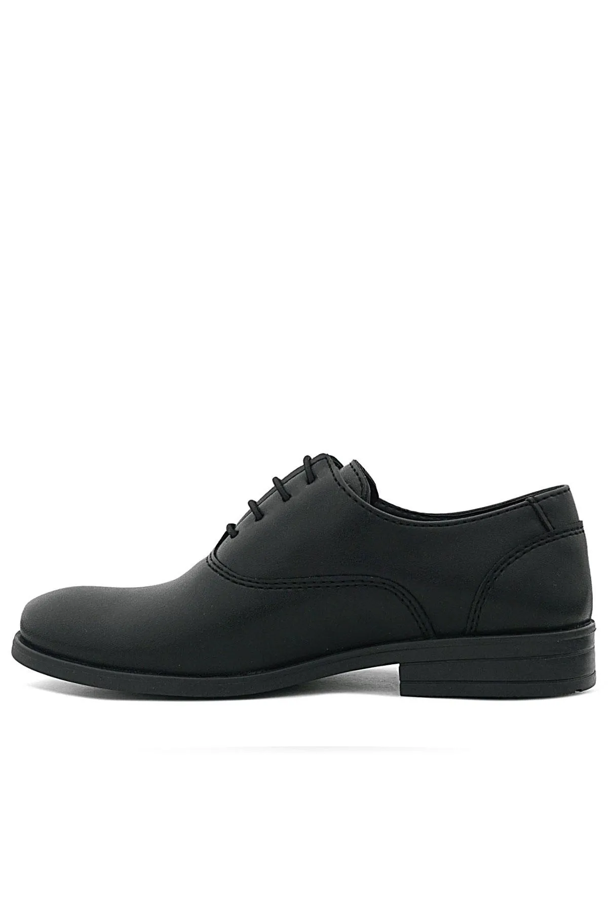 Smokin Siyah Mat Bağcıklı Çocuk Klasik Ayakkabısı
