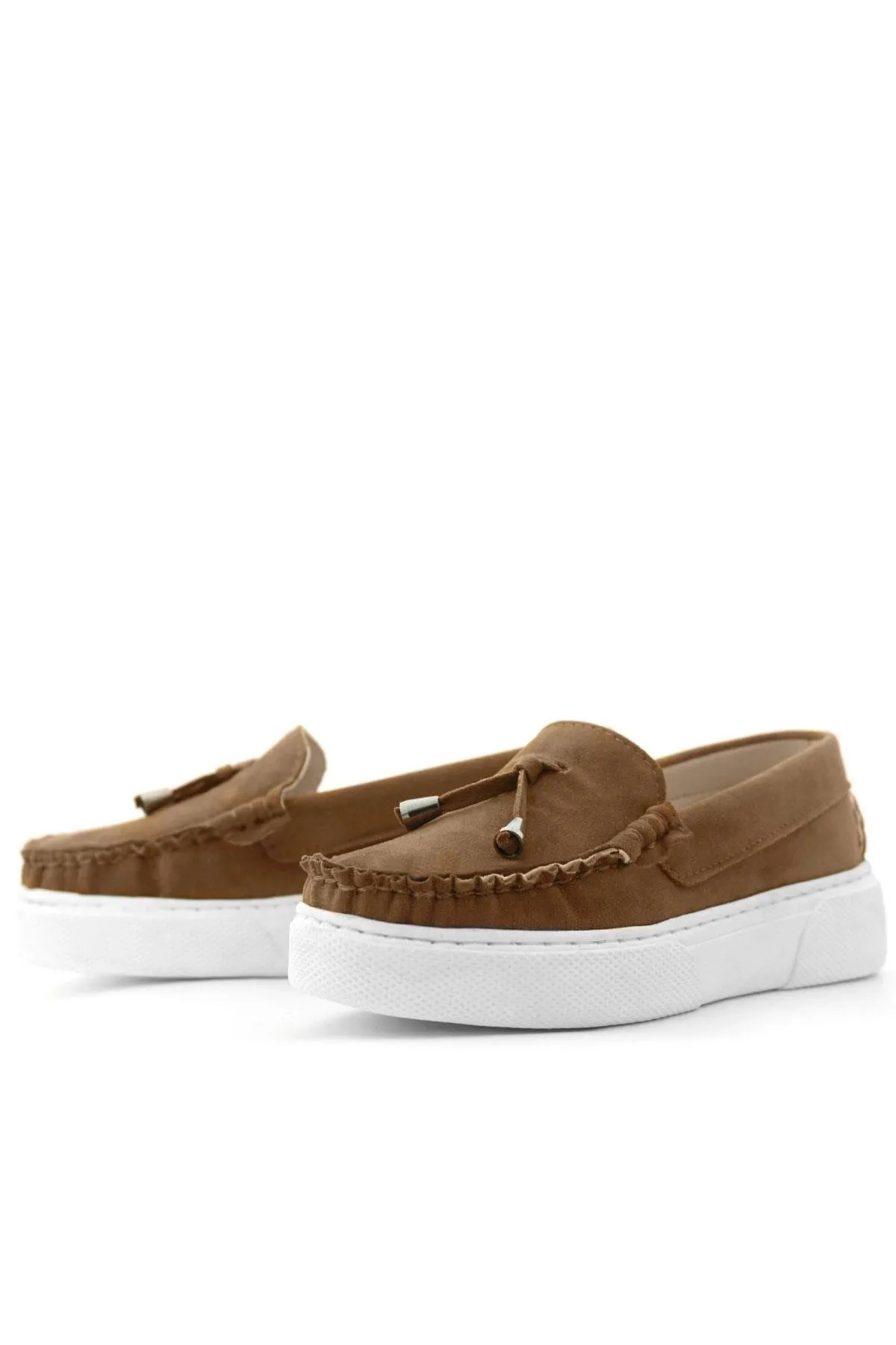 Taba Süet Ekstra Hafif Çocuk Makosen Ayakkabı