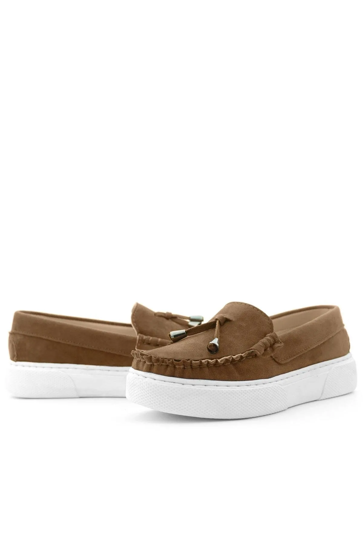 Taba Süet Ekstra Hafif Çocuk Makosen Ayakkabı