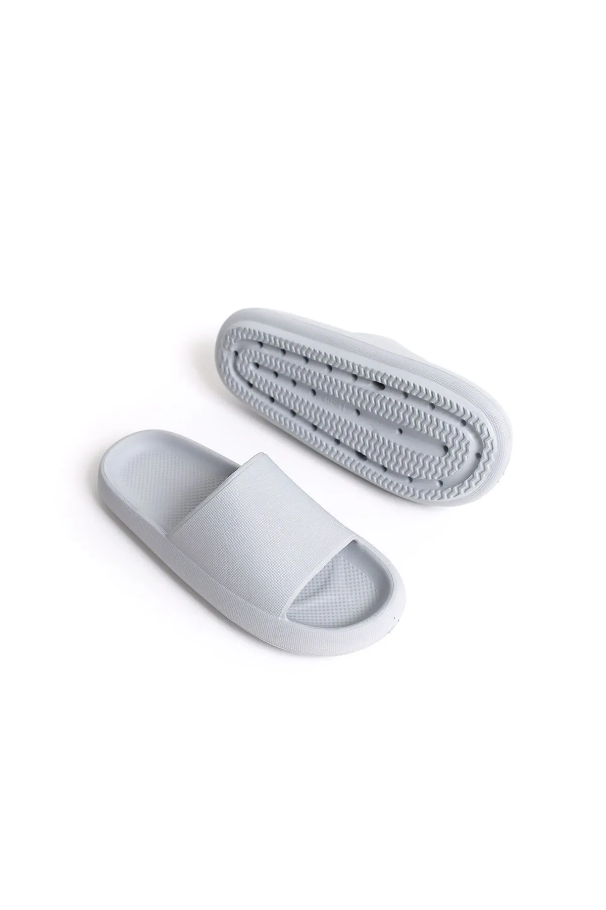 Trl001 - Poliüretan Erkek Terlik Grı