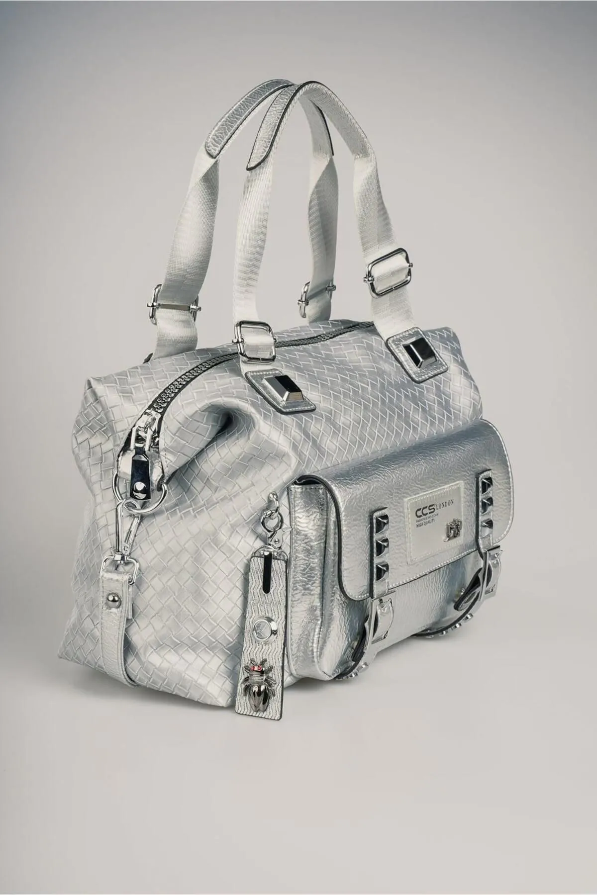 Wawin Gri Cilt Omuz Çantası