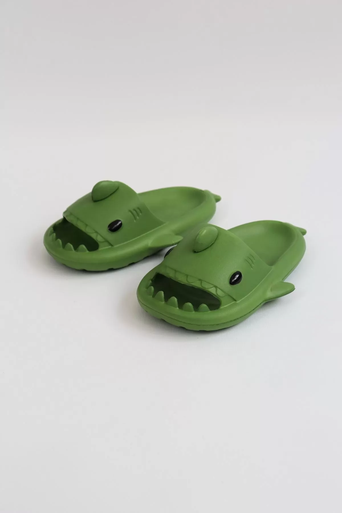 Wg500 Köpekbalığı Haki Unisex Tam Ortopedik Terlik Shark Slides