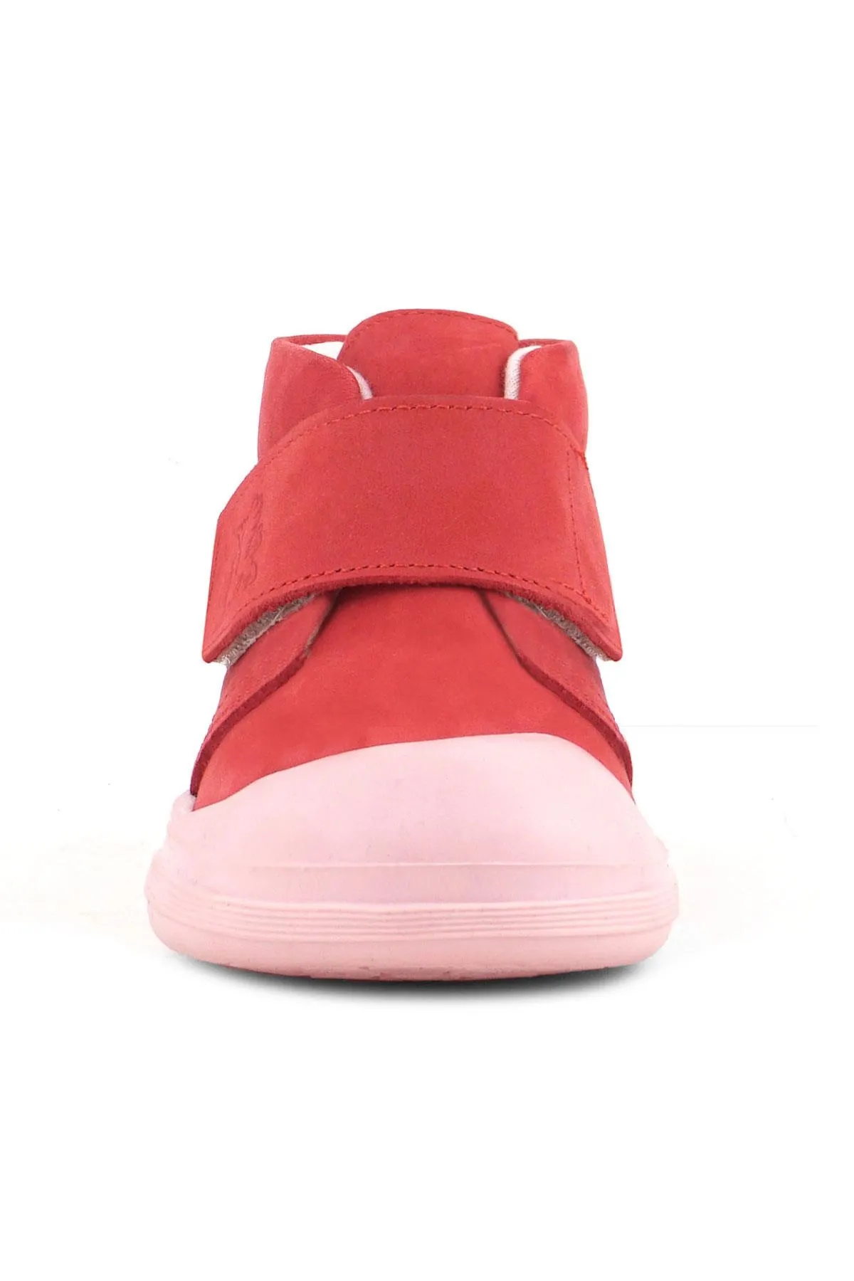 Yoohoo Hakiki Deri Nar Çiçeği Pembe Cırtlı Kız Bebek Bot