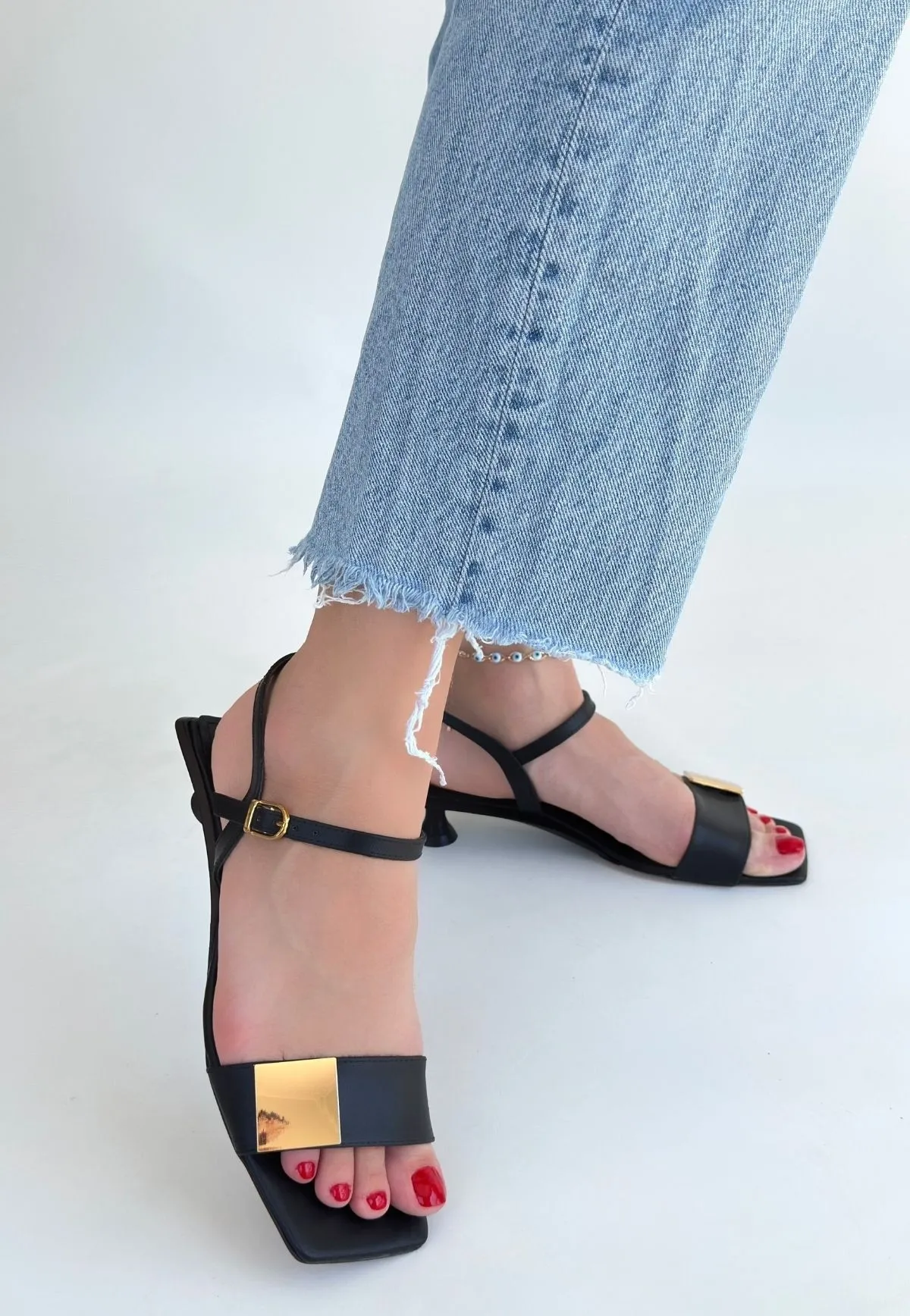 Zıan Siyah Topuklu Ayakkabı