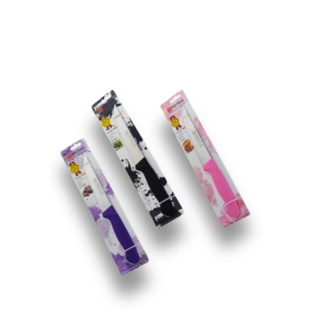 Sürmene Mutfak Sebze Salata Bıçağı 12 cm Siyah 61005