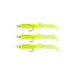 Captain 3526 Eel Fish 5cm Silikon Zargana Suni Yem 3lü Paket E01 Yellow