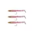 Captain 3526 Eel Fish 5cm Silikon Zargana Suni Yem 3lü Paket E03 Pink G