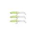 Captain 3526 Eel Fish 5cm Silikon Zargana Suni Yem 3lü Paket E05 Green