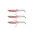 Captain 3526 Eel Fish 5cm Silikon Zargana Suni Yem 3lü Paket E07 Red