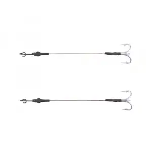 Balzer 13936 Silikon Yemler İçin Çelik Telli Rigs 2li Paket 13 cm