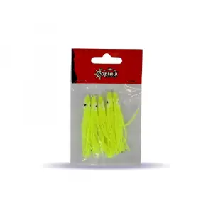 Captain 3594 Octopus Curly 6cm Ahtapot Sübye 5li Paket Suni Yem 1