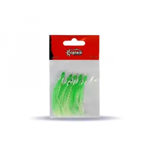 Captain 3594 Octopus Curly 6cm Ahtapot Sübye 5li Paket Suni Yem 7