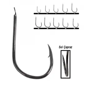 Hayabusa HFKS 130 Kısa Pala Dövme Çupra İğnesi 15li Paket Black Nikel 3/0