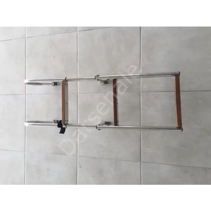 Krom Tekne Merdiveni Katlanır 304 Krom