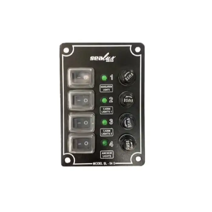 Switch Panel 4 Anahtarlı İzoleli Dikey