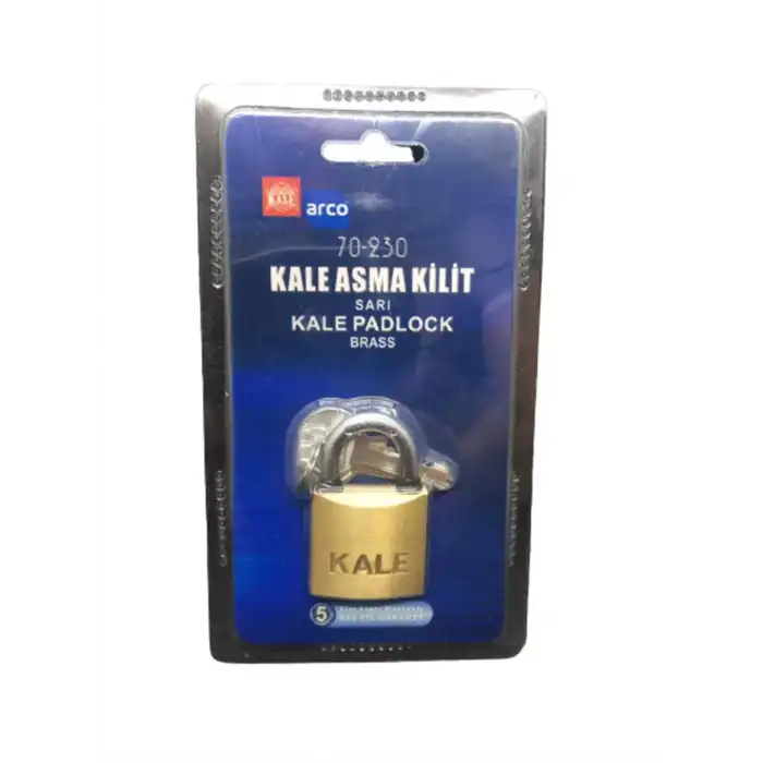 Kale Asma Kilit Sarı 70 - 230