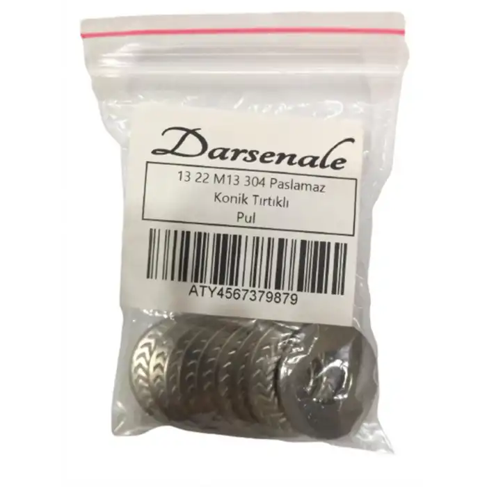 Krom Pul 304 Paslanmaz 13-22 10 Adet