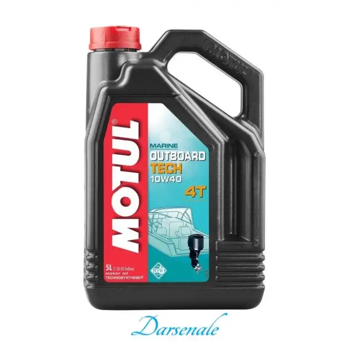 MOTUL OUTBOARD TECH 4T 10W40 - 5 LİTRE-NMMA FC-W