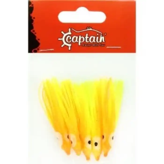 Captain 3593 Octopus Pride 5cm Ahtapot Sübye 5li Paket Suni Yem 063