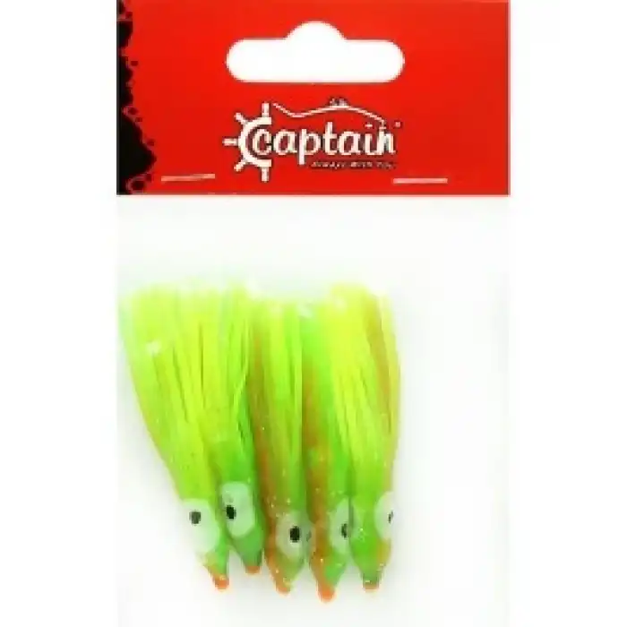 Captain 3593 Octopus Pride 5cm Ahtapot Sübye 5li Paket Suni Yem 085