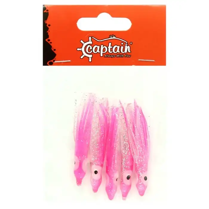 Captain 3593 Octopus Pride 5cm Ahtapot Sübye 5li Paket Suni Yem 087