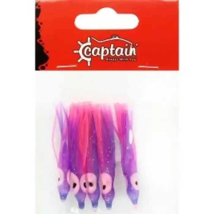 Captain 3593 Octopus Pride 5cm Ahtapot Sübye 5li Paket Suni Yem 095