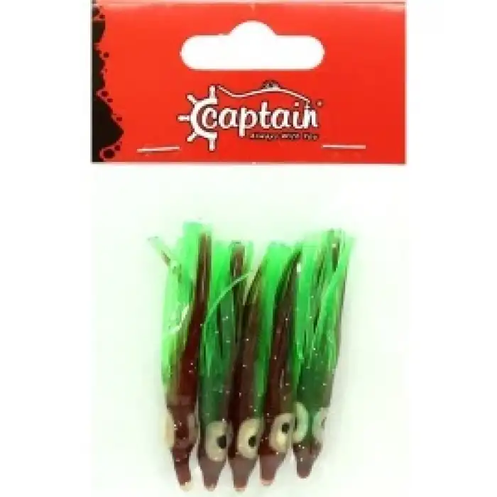 Captain 3593 Octopus Pride 5cm Ahtapot Sübye 5li Paket Suni Yem 098