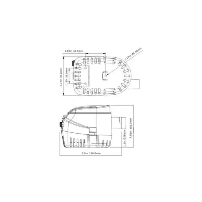 Sintine Pompası Otomatik 750gph 12v