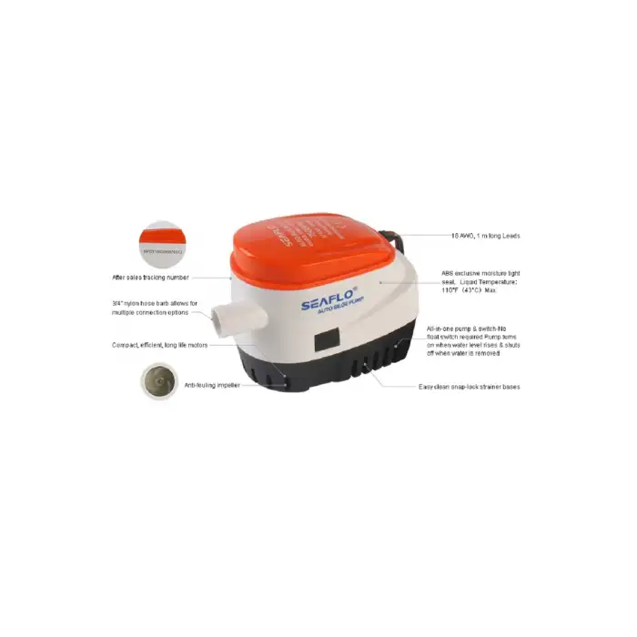 Sintine Pompası Otomatik 750gph 12v