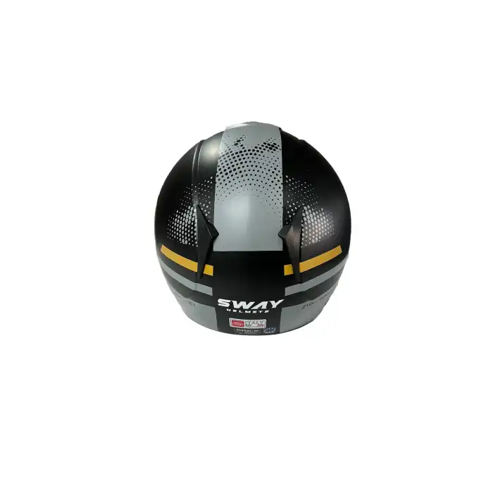 SWAY SW 715 OPEN FACE GEMINI BLACK GREY Extra Large