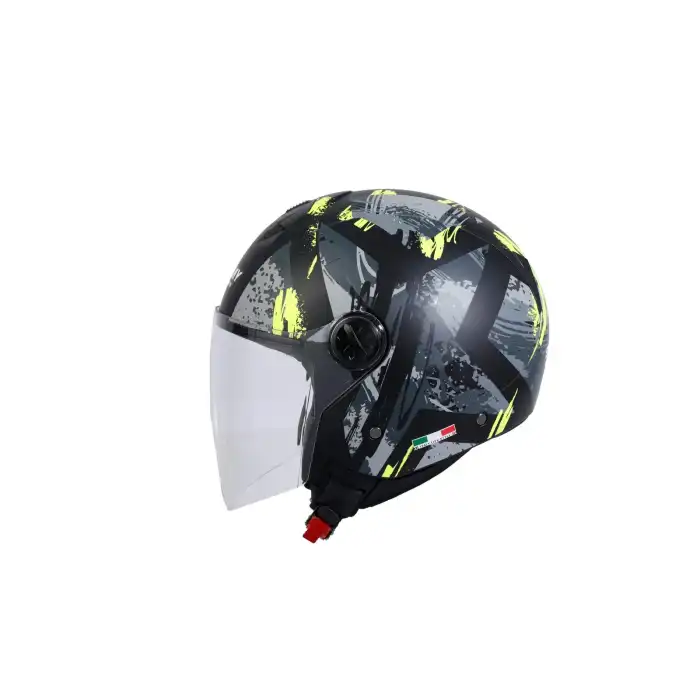 SWAY SW 715 OPEN FACE POISON YELLOW Medium