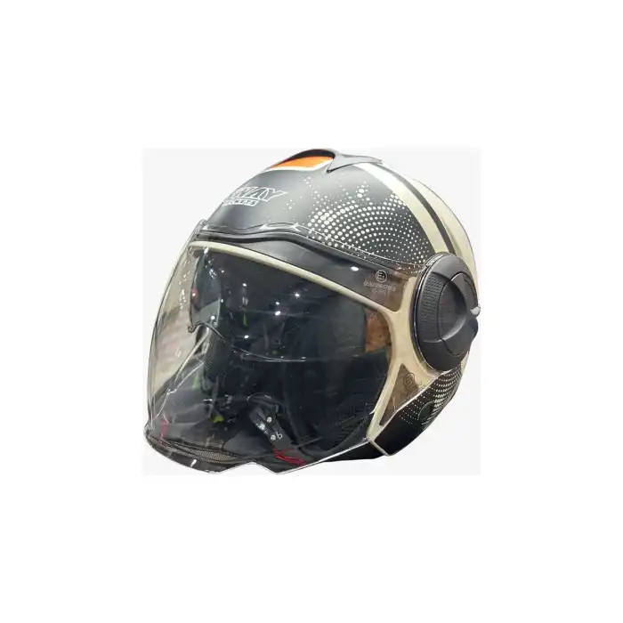 SWAY SW 737 OPEN FACE GEMINI BEIGE BLACK Extra Large