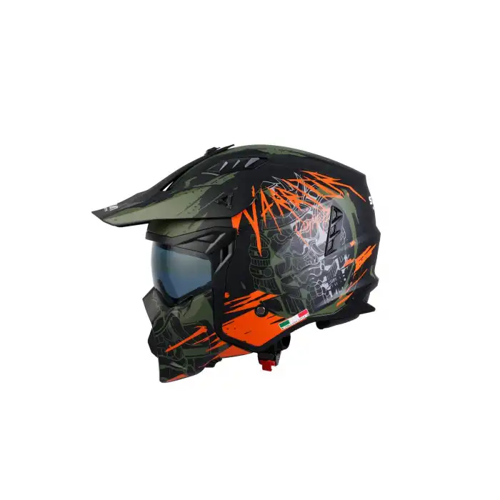 SWAY X1-X SEUL MODULER KASK WARRIOR ORANGE Medium