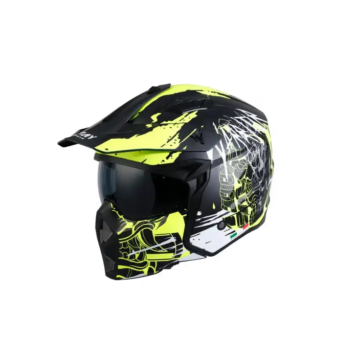SWAY X1-X SEUL MODULER KASK WARRIOR YELLOW M