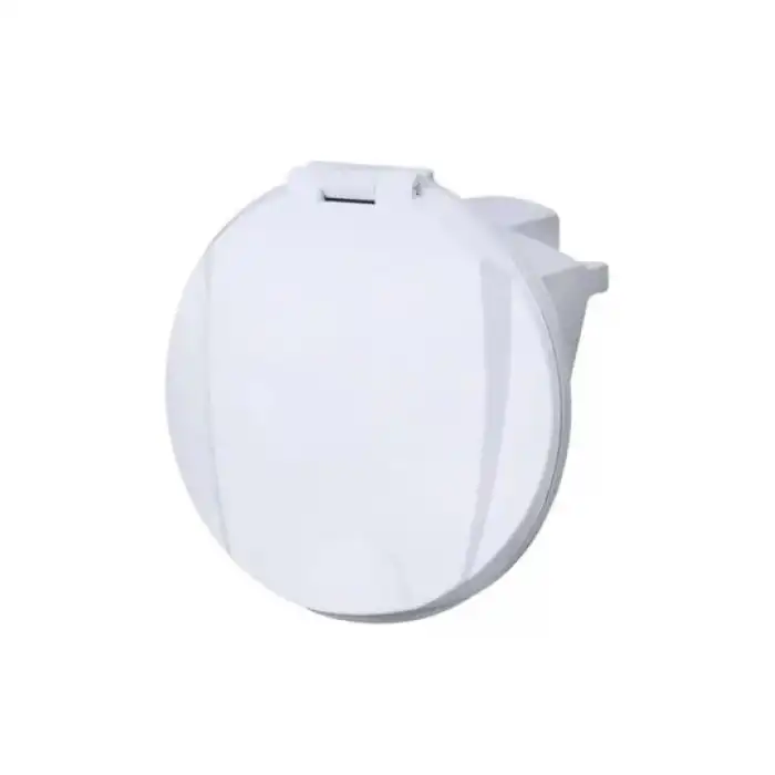 Tekne Duş Başlığı Yuvası Yandan Montaj Beyaz