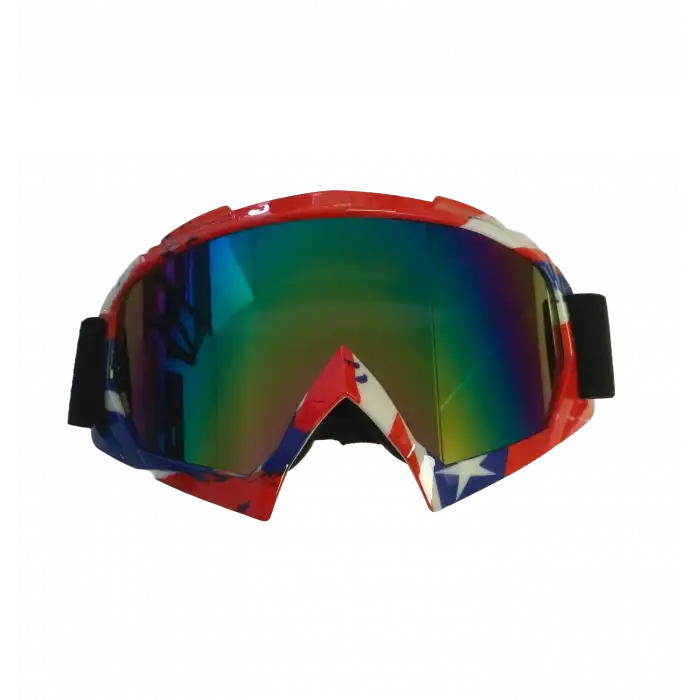 TEX G2860 UV GÖZLÜK LUX Yıldızlı Kırmızı