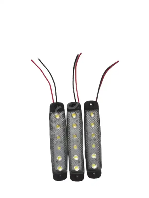 6 Parmak Siyah led ( 3 adet )