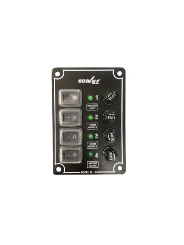 Switch Panel 4 Anahtarlı İzoleli Dikey