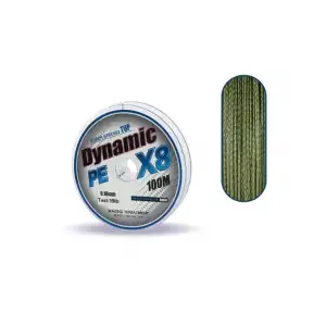 Captain Dynamic Soft PE 8 Örgü İp Misina 100mt Yeşil 0.16 mm