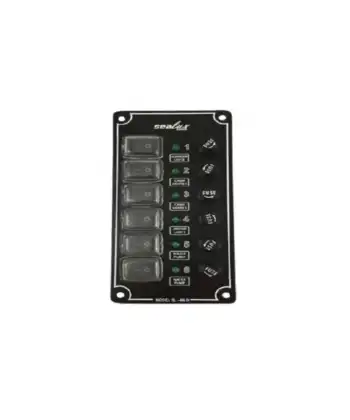 Switch Panel 6 Anahtarlı İzoleli Dikey