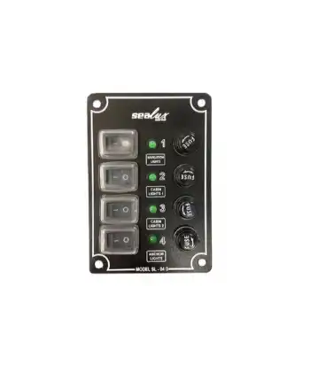 Switch Panel 4 Anahtarlı İzoleli Dikey