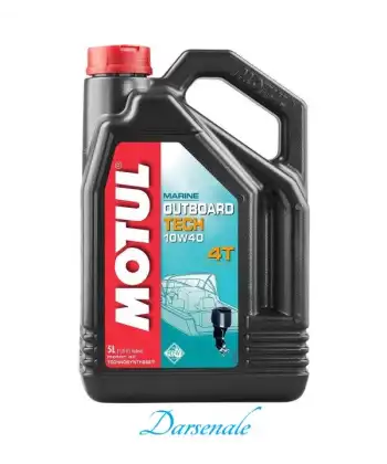 MOTUL OUTBOARD TECH 4T 10W40 - 5 LİTRE-NMMA FC-W